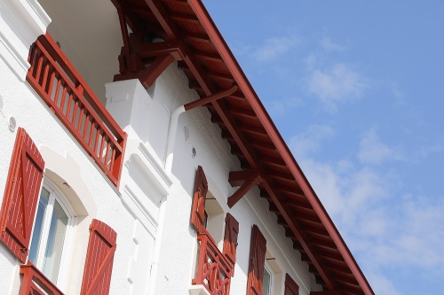 Ravalement de façade de l´Hotel Colbert à Saint-Jean-de-Luz