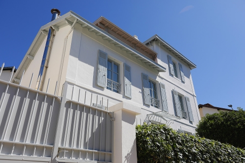 Ravalement de façade de maison à Biarritz