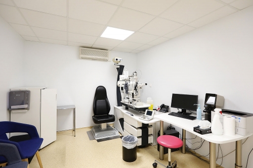 Peinture intérieur de cabinet ophtalmologique à Tarnos